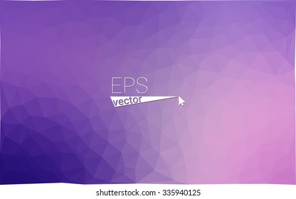 multicolor purple, pink geometric rumpled triangular low poly style gradient illustration graphic background. Vector polygonal design for your business.