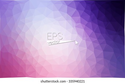 multicolor purple, pink geometric rumpled triangular low poly style gradient illustration graphic background. Vector polygonal design for your business.