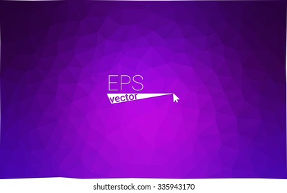 multicolor purple, pink geometric rumpled triangular low poly style gradient illustration graphic background. Vector polygonal design for your business.