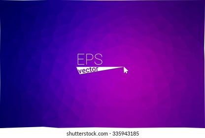 multicolor purple, pink geometric rumpled triangular low poly style gradient illustration graphic background. Vector polygonal design for your business.