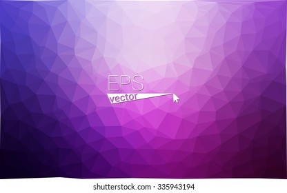 multicolor purple, pink geometric rumpled triangular low poly style gradient illustration graphic background. Vector polygonal design for your business.