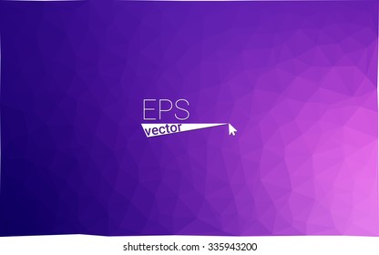 multicolor purple, pink geometric rumpled triangular low poly style gradient illustration graphic background. Vector polygonal design for your business.