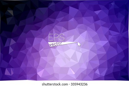 multicolor purple, pink geometric rumpled triangular low poly style gradient illustration graphic background. Vector polygonal design for your business.