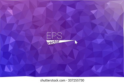 multicolor purple, pink geometric rumpled triangular low poly origami style gradient illustration graphic background. Vector polygonal design for your business.