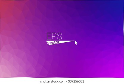 multicolor purple, pink geometric rumpled triangular low poly origami style gradient illustration graphic background. Vector polygonal design for your business.