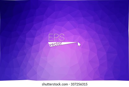 multicolor purple, pink geometric rumpled triangular low poly origami style gradient illustration graphic background. Vector polygonal design for your business.