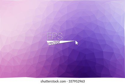 multicolor purple, pink geometric rumpled triangular low poly origami style gradient illustration graphic background. Vector polygonal design for your business.
