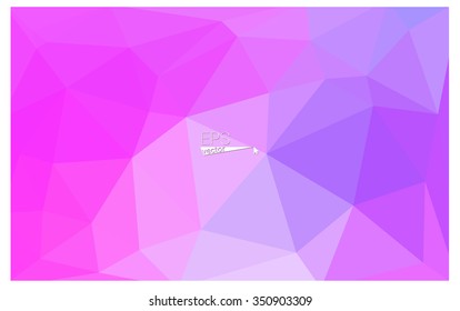 multicolor purple, pink geometric rumpled triangular low poly origami style gradient illustration graphic background. Vector polygonal design for your business.