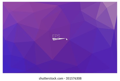 multicolor purple, pink geometric rumpled triangular low poly origami style gradient illustration graphic background. Vector polygonal design for your business.