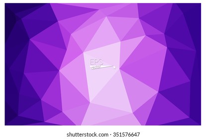 multicolor purple, pink geometric rumpled triangular low poly origami style gradient illustration graphic background. Vector polygonal design for your business.