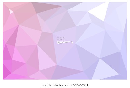 multicolor purple, pink geometric rumpled triangular low poly origami style gradient illustration graphic background. Vector polygonal design for your business.