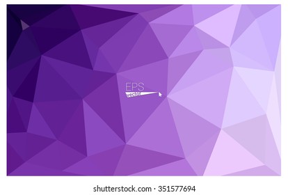 multicolor purple, pink geometric rumpled triangular low poly origami style gradient illustration graphic background. Vector polygonal design for your business.