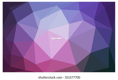 multicolor purple, pink geometric rumpled triangular low poly origami style gradient illustration graphic background. Vector polygonal design for your business.