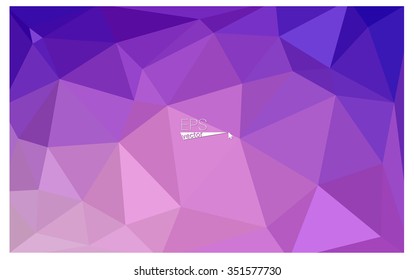 multicolor purple, pink geometric rumpled triangular low poly origami style gradient illustration graphic background. Vector polygonal design for your business.