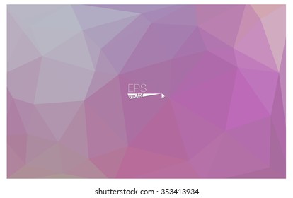 multicolor purple, pink geometric rumpled triangular low poly origami style gradient illustration graphic background. Vector polygonal design for your business.