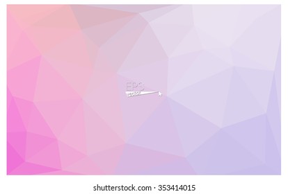 multicolor purple, pink geometric rumpled triangular low poly origami style gradient illustration graphic background. Vector polygonal design for your business.