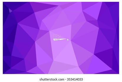 multicolor purple, pink geometric rumpled triangular low poly origami style gradient illustration graphic background. Vector polygonal design for your business.