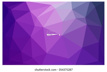 multicolor purple, pink geometric rumpled triangular low poly origami style gradient illustration graphic background. Vector polygonal design for your business.