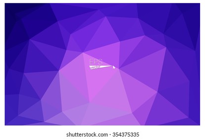 multicolor purple, pink geometric rumpled triangular low poly origami style gradient illustration graphic background. Vector polygonal design for your business.