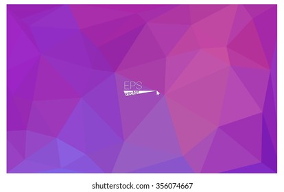 multicolor purple, pink geometric rumpled triangular low poly origami style gradient illustration graphic background. Vector polygonal design for your business.