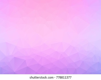 multicolor purple, pink geometric rumpled triangular low poly style gradient illustration graphic background. Vector polygonal design for your business.