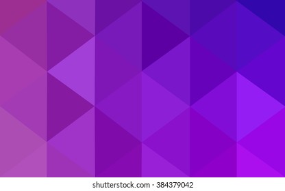 Multicolor purple, pink polygonal illustration, which consist of triangles. Geometric background in Origami style with gradient. Triangular design for your business.