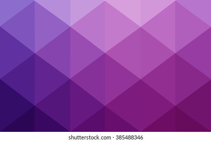 Multicolor purple, pink polygonal illustration, which consist of triangles. Geometric background in Origami style with gradient. Triangular design for your business.