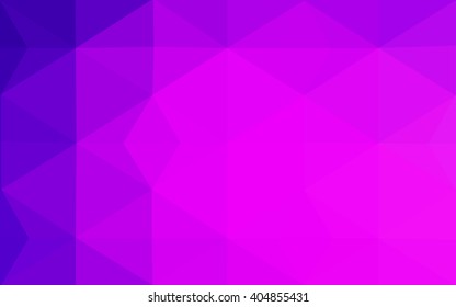 Multicolor purple, pink polygonal illustration, which consist of triangles. Geometric background in Origami style with gradient. Triangular design for your business.