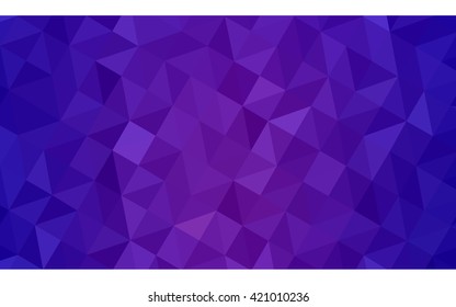 Multicolor purple, pink polygonal illustration, which consist of triangles. Geometric background in Origami style with gradient. Triangular design for your business.
