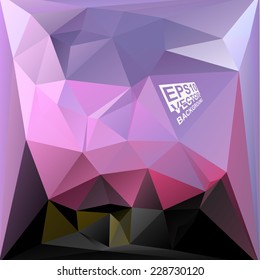 Multicolor ( Purple,Violet,Brown,Gray ) Design Templates. Geometric Triangular Abstract Modern Vector Background. 