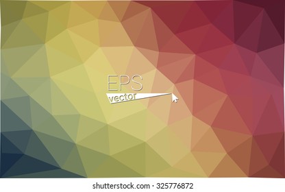 Multicolor rainbow abstract geometric rumpled triangular low poly style gradient illustration graphic background. Vector polygonal design for your business.