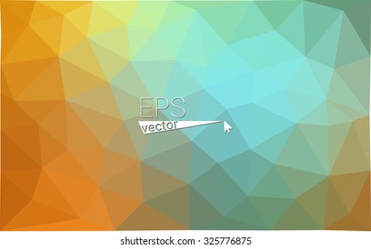 Multicolor rainbow abstract geometric rumpled triangular low poly style gradient illustration graphic background. Vector polygonal design for your business.