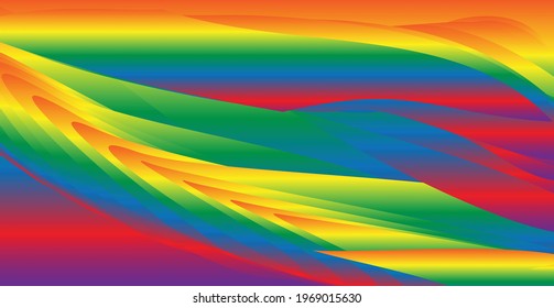 Multicolor rainbow pattern background. Vector illustration