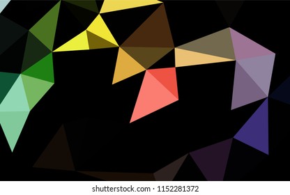 Multicolor, Rainbow vector abstract polygonal texture. An elegant bright illustration with gradient. Brand new style for your business design.