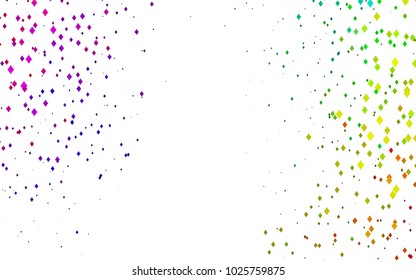 Multicolor, Rainbow vector modern geometrical background. Abstract template. Geometric pattern in square style with gradient.