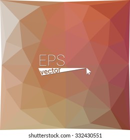 multicolor red, brown geometric rumpled triangular low poly style gradient illustration graphic background. Vector polygonal design for your business.