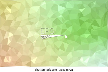 Multicolor red, green geometric rumpled triangular low poly origami style gradient illustration graphic background. Vector polygonal design for your business.