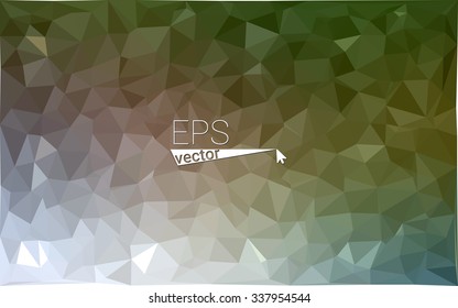 Multicolor red, green geometric rumpled triangular low poly style gradient illustration graphic background. Vector polygonal design for your business.