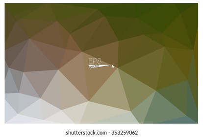 Multicolor red, green geometric rumpled triangular low poly origami style gradient illustration graphic background. Vector polygonal design for your business.