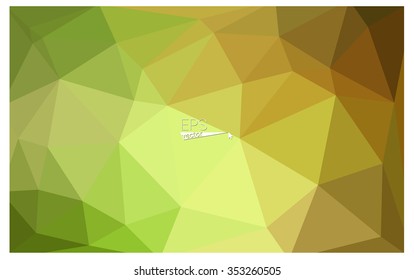 Multicolor red, green geometric rumpled triangular low poly origami style gradient illustration graphic background. Vector polygonal design for your business.