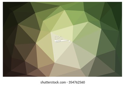 Multicolor red, green geometric rumpled triangular low poly origami style gradient illustration graphic background. Vector polygonal design for your business.
