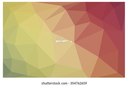 Multicolor red, green geometric rumpled triangular low poly origami style gradient illustration graphic background. Vector polygonal design for your business.