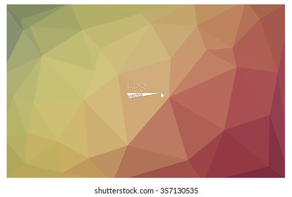 Multicolor red, green geometric rumpled triangular low poly origami style gradient illustration graphic background. Vector polygonal design for your business.