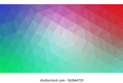 Multicolor red, green polygonal illustration, which consist of triangles. Geometric background in Origami style with gradient. Triangular design for your business in vector. Multicolor red, green polygonal illustration, which consist of triangles. Geometric background in Origami style with gradient. Triangular design for your business in vector.