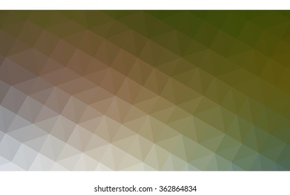 Multicolor red, green polygonal illustration, which consist of triangles. Geometric background in Origami style with gradient. Triangular design for your business in vector.