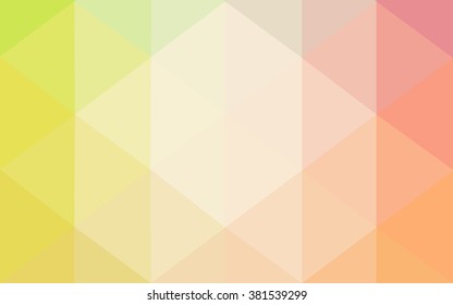 Multicolor red, green polygonal illustration, which consist of triangles. Geometric background in Origami style with gradient. Triangular design for your business.