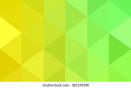 Multicolor red, green polygonal illustration, which consist of triangles. Geometric background in Origami style with gradient. Triangular design for your business.