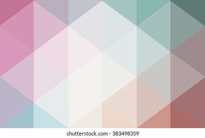 Multicolor red, green polygonal illustration, which consist of triangles. Geometric background in Origami style with gradient. Triangular design for your business.