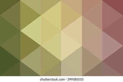 Multicolor red, green polygonal illustration, which consist of triangles. Geometric background in Origami style with gradient. Triangular design for your business.
