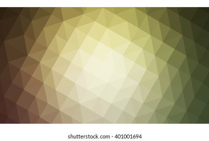 Multicolor red, green polygonal illustration, which consist of triangles. Geometric background in Origami style with gradient. Triangular design for your business.